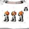 Glitzhome® 5.75" Halloween Skeleton Pumpkin Table Décor Set